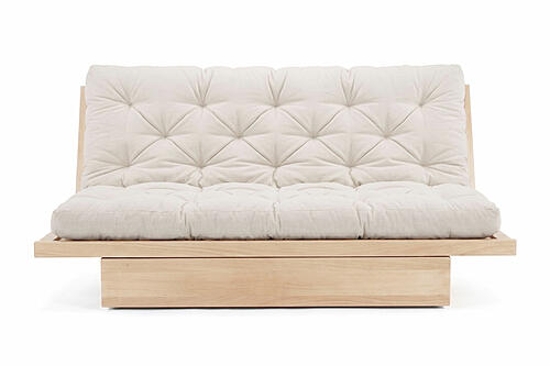 Shakotan Futon Frame - Solid Beech Wood Hand Rub Wenge Oil Finish by Comfort Pure