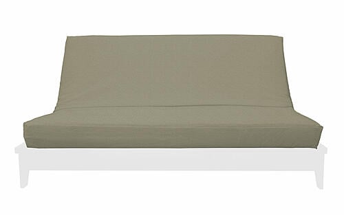 Samantha Sand Chenille Texture Futon Cover by Prestige