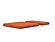 CozyPad Sleeper Sofa Grand with Arms Esina Rust Orange by Innovation Living