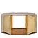 529 Gold Coffee Table by Galaxy Furniture