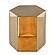 529 Gold End Table by Galaxy Furniture