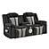 Cruiser Black and Gray Loveseat by Galaxy Furniture