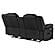 Cruiser Black and Gray Loveseat by Galaxy Furniture