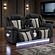 Cruiser Black and Gray Loveseat by Galaxy Furniture