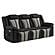 Cruiser Black and Gray Sofa by Galaxy Furniture