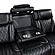 Electra Black Sofa & Loveseat by Galaxy Furniture