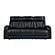 Electra Black Sofa, Loveseat & Chair by Galaxy Furniture