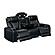 Electra Black Sofa by Galaxy Furniture