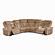 Electra Caramel Sectional Sofa by Galaxy Furniture