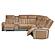 Electra Caramel Sectional Sofa by Galaxy Furniture