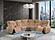 Electra Caramel Sectional Sofa by Galaxy Furniture