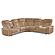 Electra Caramel Sectional Sofa by Galaxy Furniture