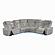 Electra Gray Sectional Sofa by Galaxy Furniture