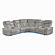 Electra Gray Sectional Sofa by Galaxy Furniture