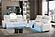Electra Ice Sofa & Loveseat by Galaxy Furniture