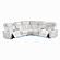 Electra Ice Sectional Sofa by Galaxy Furniture