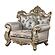 Isabella Gold Sofa, Loveseat & Chair by Galaxy Furniture
