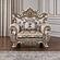 Isabella Gold 5 Piece Living Room Set by Galaxy Furniture