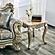 Isabella Gold End Table by Galaxy Furniture