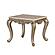 Isabella Gold End Table by Galaxy Furniture
