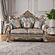 Isabella Gold Loveseat by Galaxy Furniture