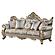 Isabella Gold Sofa by Galaxy Furniture