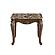 Lotus Brown End Table by Galaxy Furniture