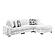 Magnum Cream Sectional Sofa by Galaxy Furniture