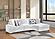 Magnum Cream Sectional Sofa by Galaxy Furniture