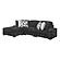 Magnum Gray Sectional Sofa by Galaxy Furniture