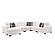 Maxwell Cream Sectional Sofa by Galaxy Furniture