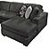 Maxwell Gray Sectional Sofa by Galaxy Furniture