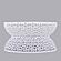 T3704-35 White Coffee Table by Galaxy Furniture