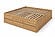 Captains Bed with Double Layer Drawers - King Size - Eco-Friendly Solid Oak Wood by Comfort Pure
