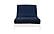 Medley Midnight Linen Texture Futon Cover by Prestige