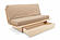 Shakotan Futon Frame - Solid Beech Wood Hand Rub Wenge Oil Finish by Comfort Pure