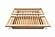 Shakotan Futon Frame - Solid Beech Wood Hand Rub Wenge Oil Finish by Comfort Pure