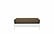 Samantha Cocoa Chenille Texture Futon Cover by Prestige