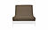 Samantha Cocoa Chenille Texture Futon Cover by Prestige