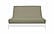 Samantha Sand Chenille Texture Futon Cover by Prestige